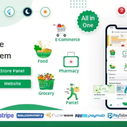 6amMart – Multivendor Food, Grocery, eCommerce, Parcel, Pharmacy delivery app with Admin & Website