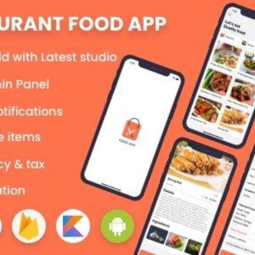 Single Restaurant – Android User & Delivery Boy Apps With Laravel Admin Panel