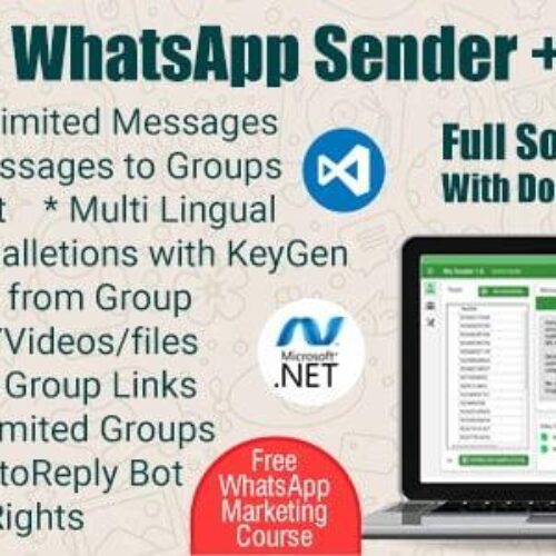 WaSender – Bulk WhatsApp Sender + Button Sender + Group Sender + WhatsApp Auto Reply Bot